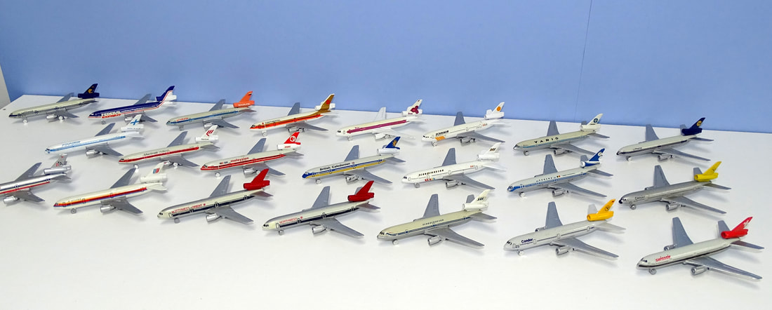 McDonnell Douglas DC-10 Schabak 1:600 Scale Moulds - YESTERDAY'S 