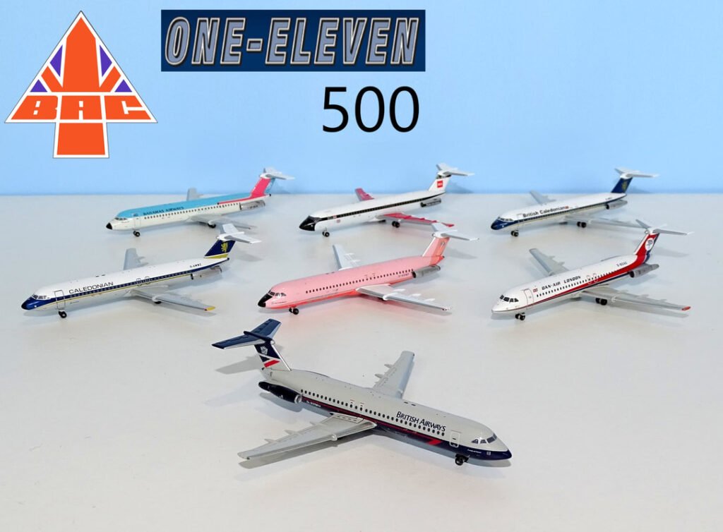 The BAC One-Eleven 500 in 400 Scale - YESTERDAY'S AIRLINES