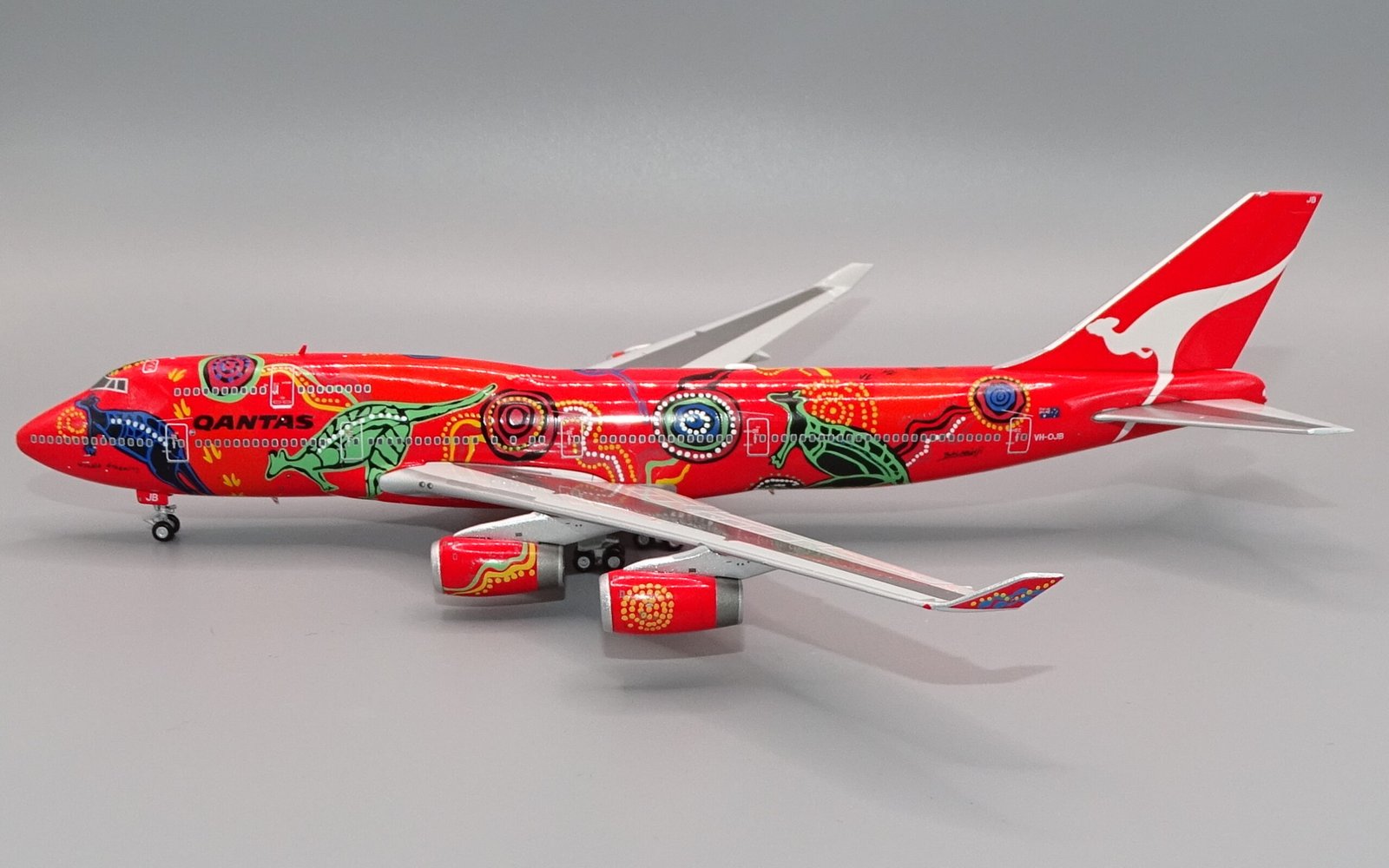 Qantas Boeing 747-438 VH-OJB by HX Models 1:400 Scale