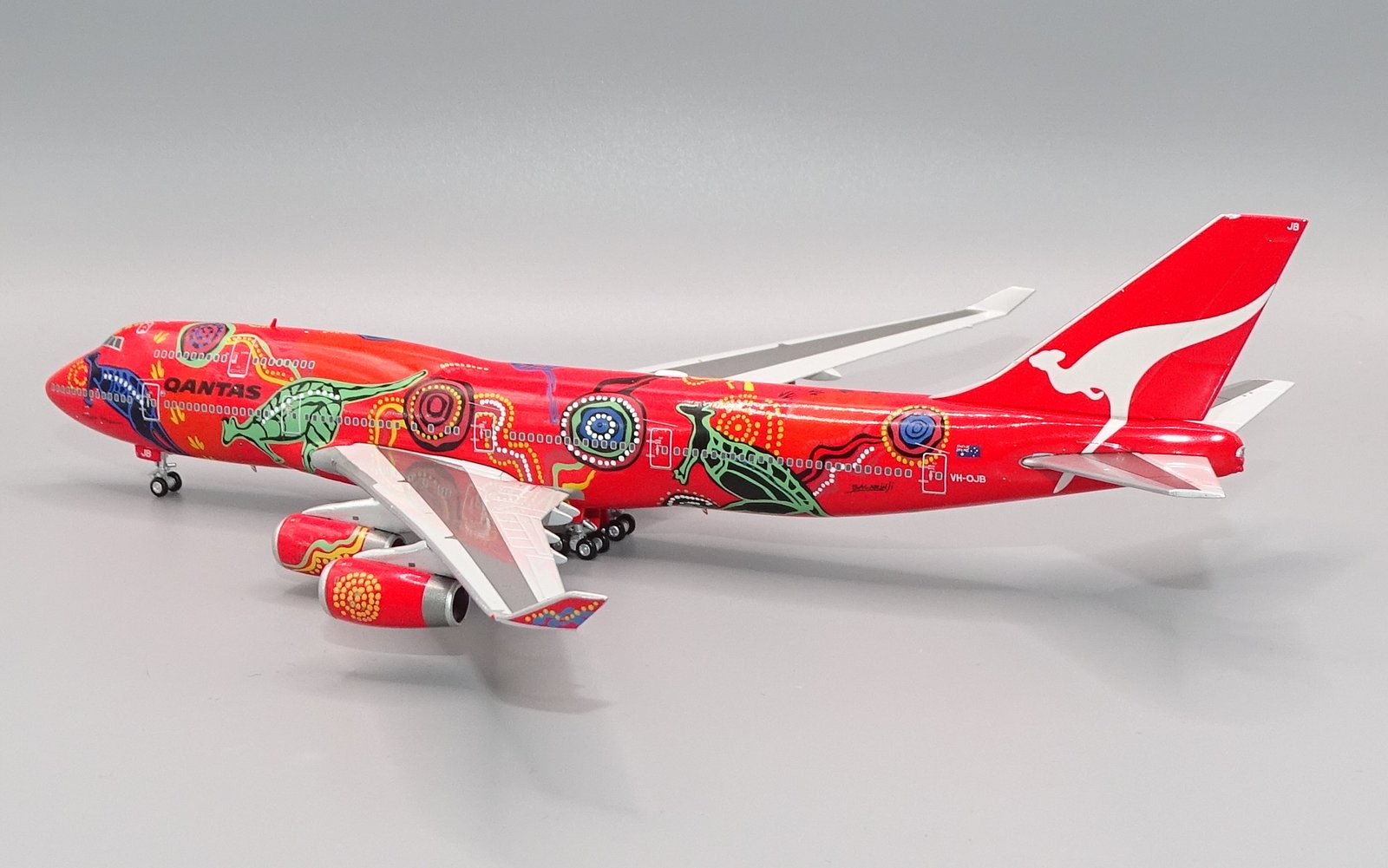 Qantas Boeing 747-438 VH-OJB by HX Models 1:400 Scale