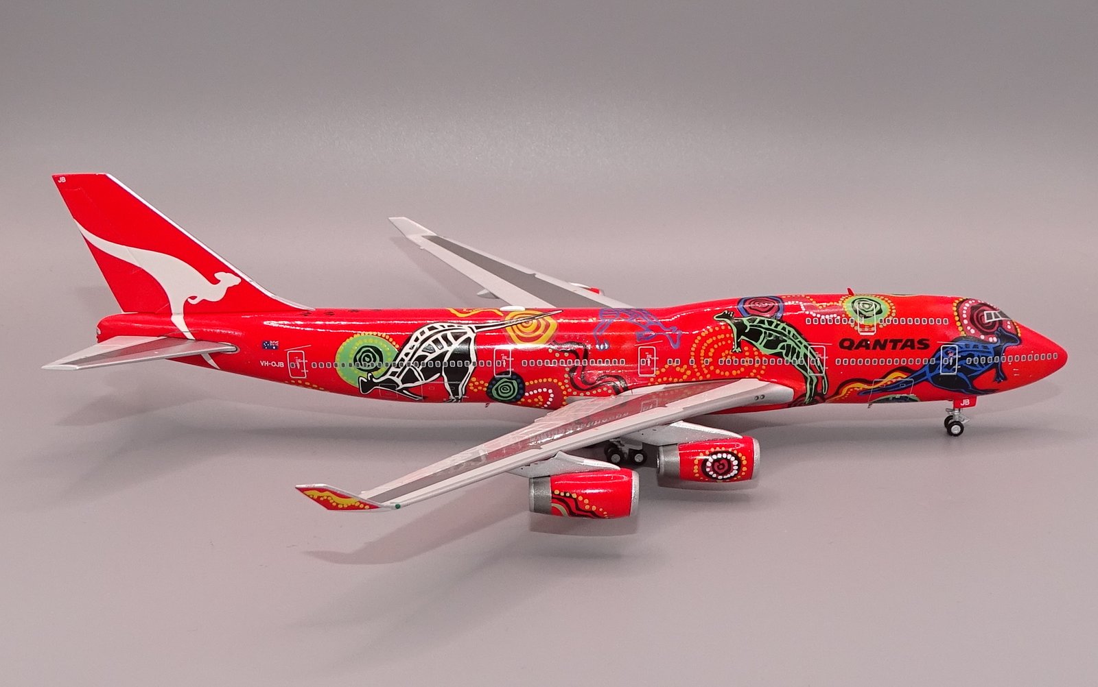 Qantas Boeing 747-438 VH-OJB by HX Models 1:400 Scale
