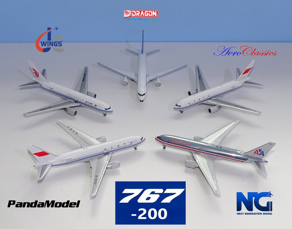 Boeing 767-200 Detailed Mould Comparison - YESTERDAY'S AIRLINES
