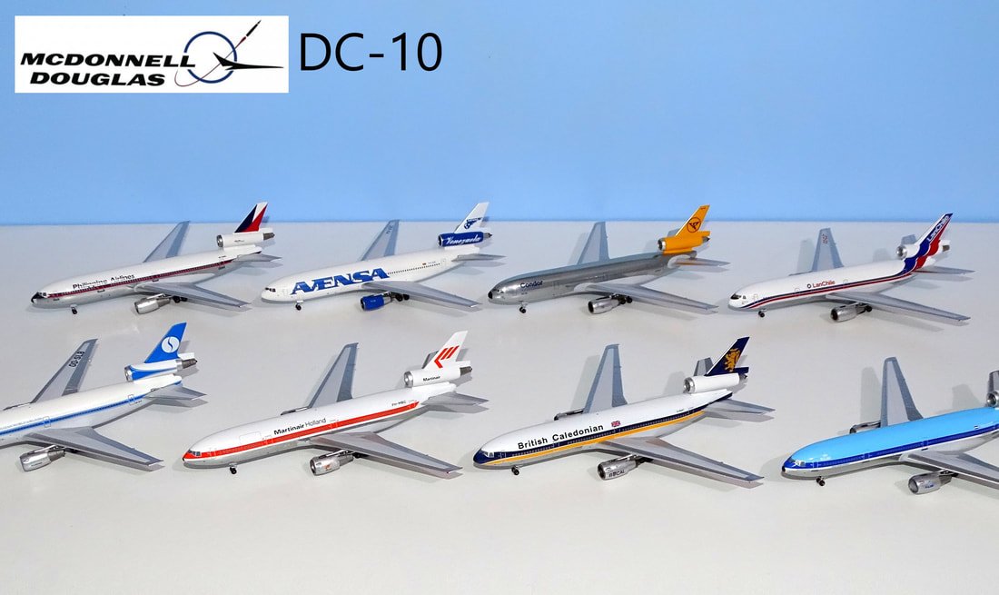 McDonnell Douglas DC-10 Moulds in 1:400 Scale - YESTERDAY'S AIRLINES