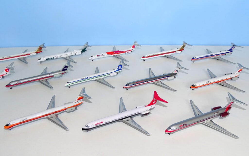 航空機・ヘリコプター 1/400 MD-80 HAWAIIAN AIR & PSA Standard Body McDonnell Douglas MD-80s in 1:400 Scale