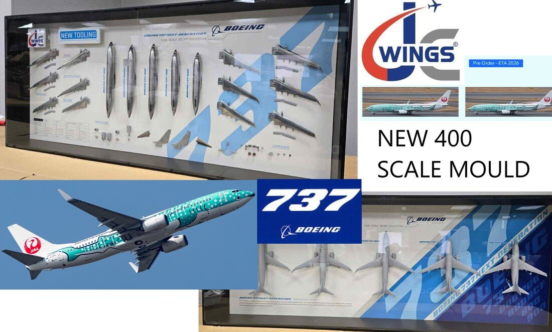 ジミー New JC Wings / Gemini 737-800 Coming - YESTERDAY'S AIRLINES