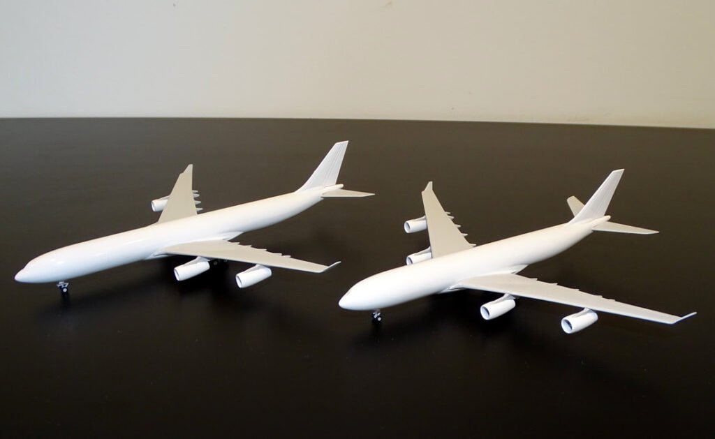 d*7様 Airbus A340-300 1/400スケール Airbus A340-200/300 1:400 Scale New Mould Samples - YESTERDAY'S
