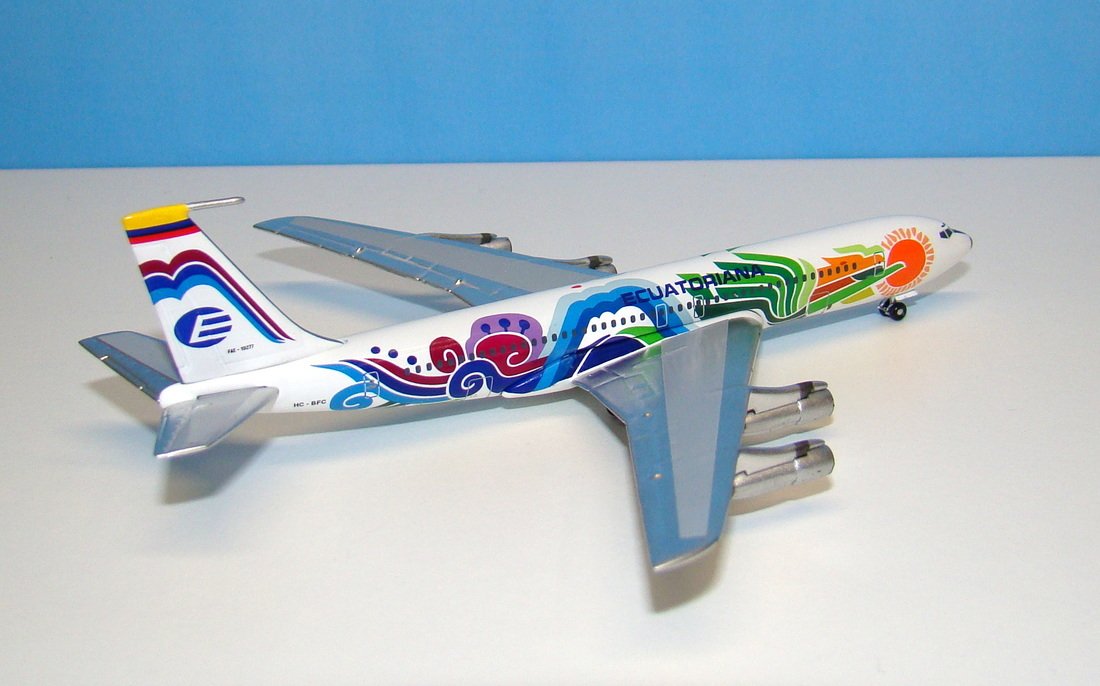 Ecuatoriana Boeing 707-321B HC-BFC Aeroclassics 1:400 Scale Model Airliner