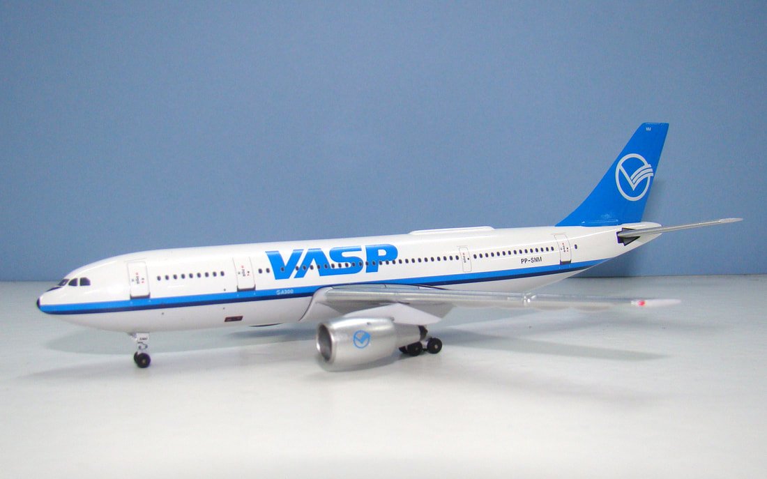VASP Airbus A300B2-203 PP-SNM Aeroclassics 1:400 Scale Model Airliner