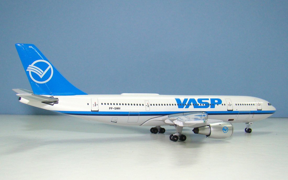 VASP Airbus A300B2-203 PP-SNM Aeroclassics 1:400 Scale Model Airliner