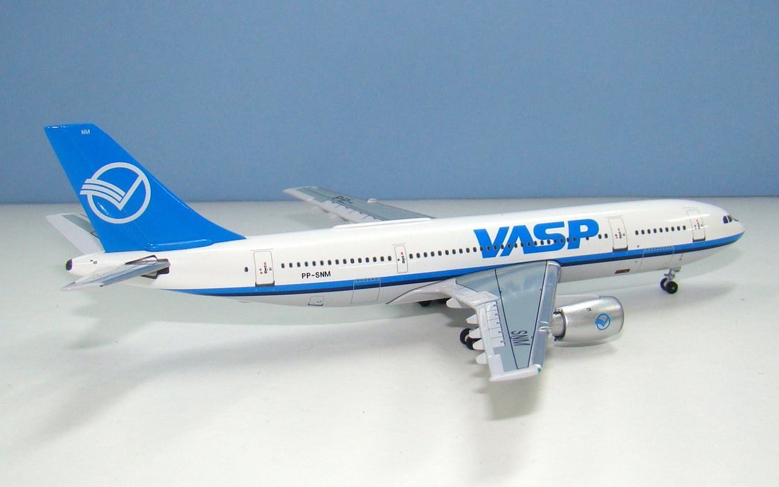 VASP Airbus A300B2-203 PP-SNM Aeroclassics 1:400 Scale Model Airliner