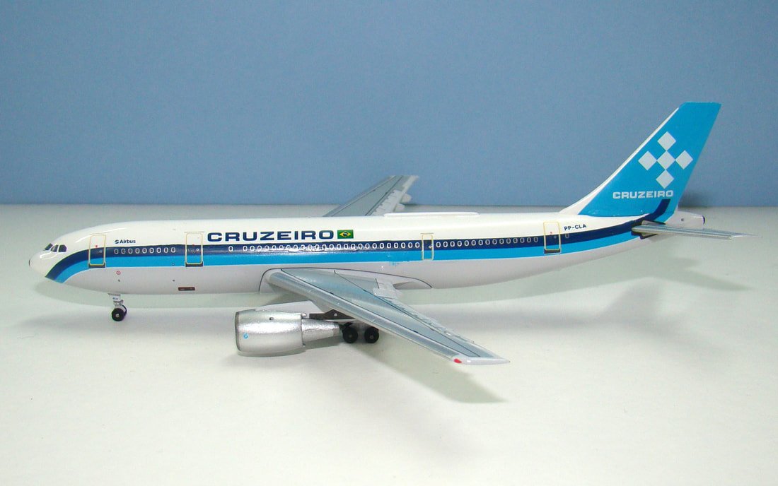 Cruzeiro do Sul Airbus A300B4-203 PP-CLA Aeroclassics 1:400 Scale Model Airliner