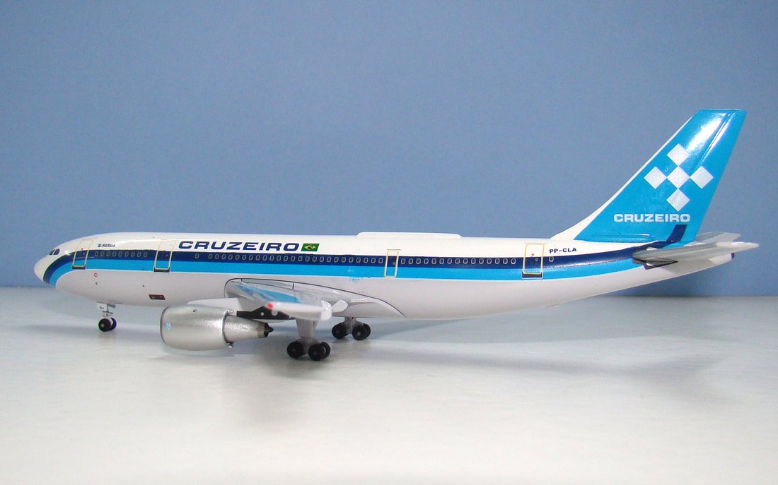 Cruzeiro do Sul Airbus A300B4-203 PP-CLA Aeroclassics 1:400 Scale Model Airliner
