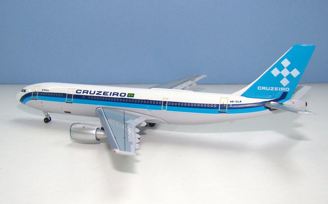 Cruzeiro do Sul Airbus A300B4-203 PP-CLA Aeroclassics 1:400 Scale Model Airliner