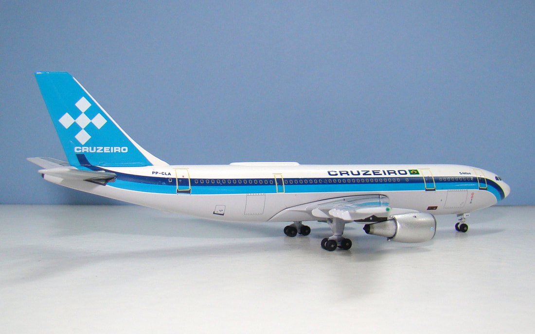 Cruzeiro do Sul Airbus A300B4-203 PP-CLA Aeroclassics 1:400 Scale Model Airliner