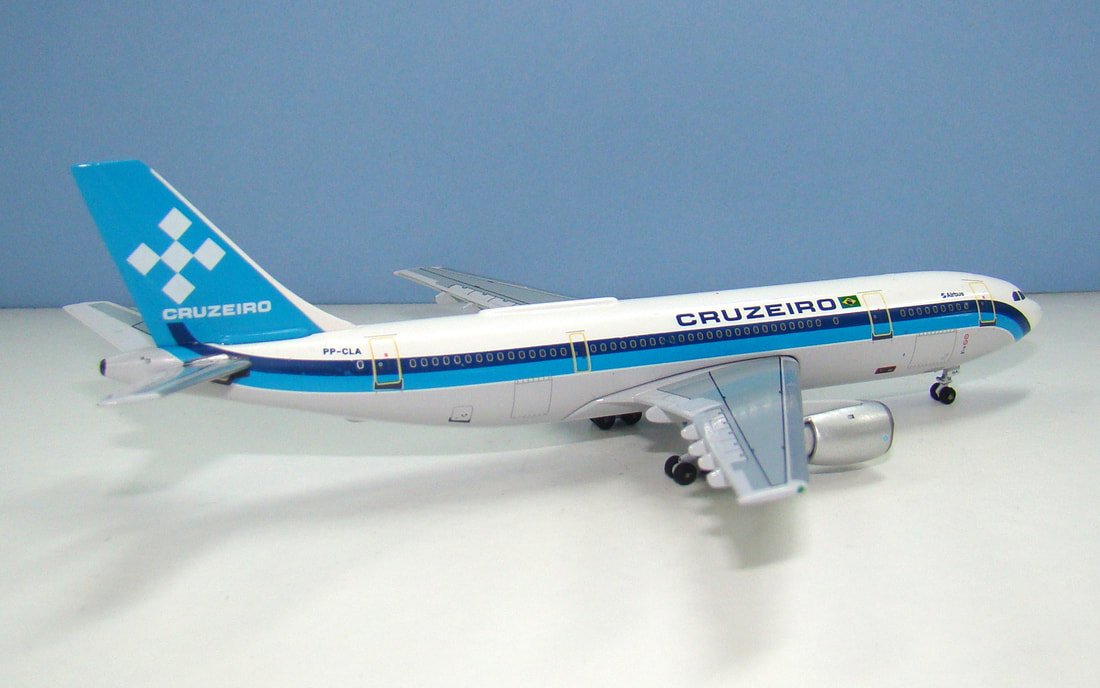 Cruzeiro do Sul Airbus A300B4-203 PP-CLA Aeroclassics 1:400 Scale Model Airliner