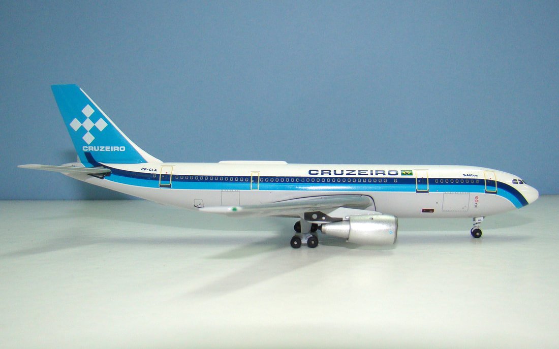 Cruzeiro do Sul Airbus A300B4-203 PP-CLA Aeroclassics 1:400 Scale Model Airliner