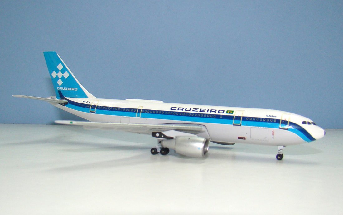 Cruzeiro do Sul Airbus A300B4-203 PP-CLA Aeroclassics 1:400 Scale Model Airliner
