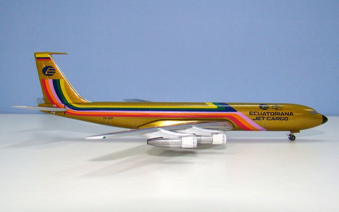 Ecuatoriana Boeing 707-321C HC-BGP Aeroclassics 1:400 Scale Model Airliner