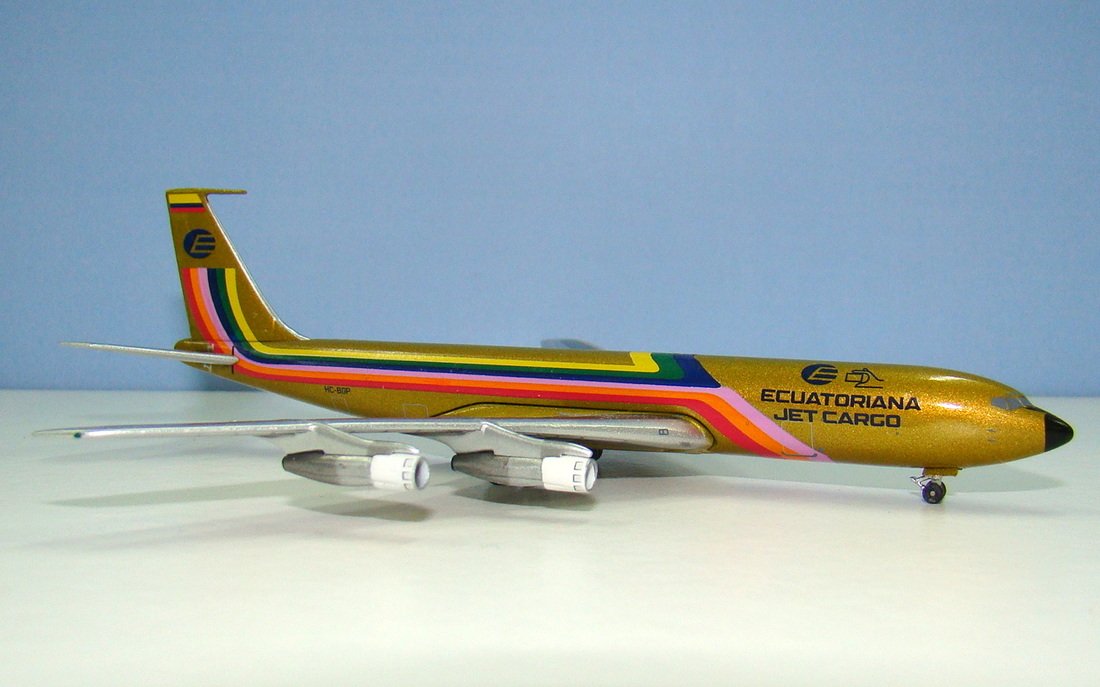 Ecuatoriana Boeing 707-321C HC-BGP Aeroclassics 1:400 Scale Model Airliner