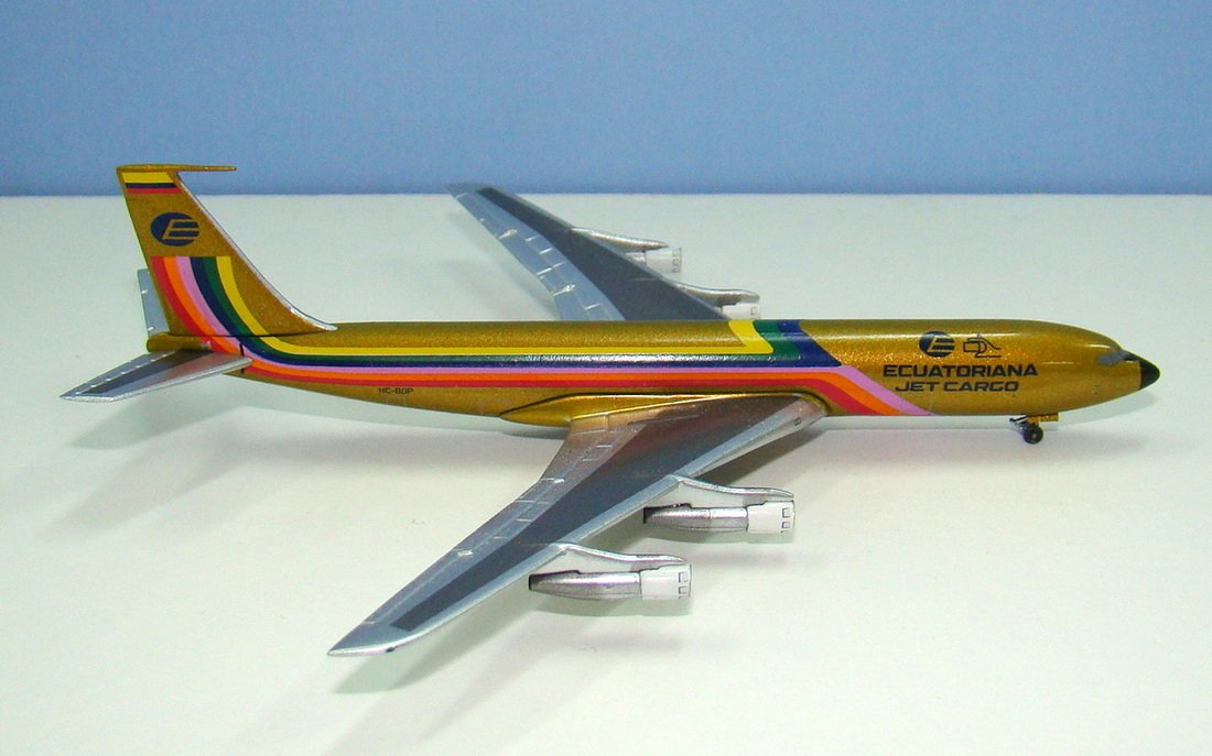 Ecuatoriana Boeing 707-321C HC-BGP Aeroclassics 1:400 Scale Model Airliner