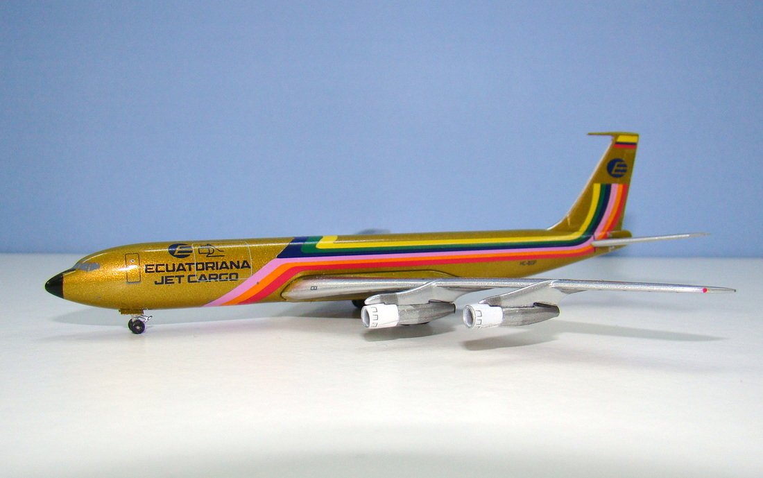 Ecuatoriana Boeing 707-321C HC-BGP Aeroclassics 1:400 Scale Model Airliner