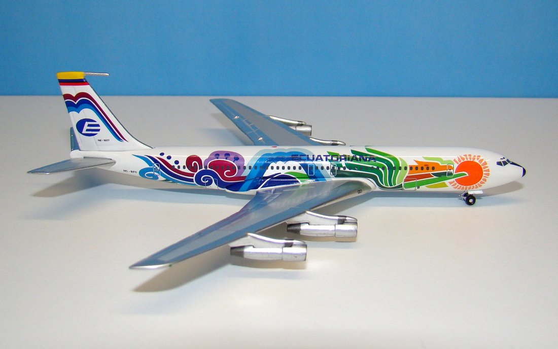 Ecuatoriana Boeing 707-321B HC-BFC Aeroclassics 1:400 Scale Model Airliner