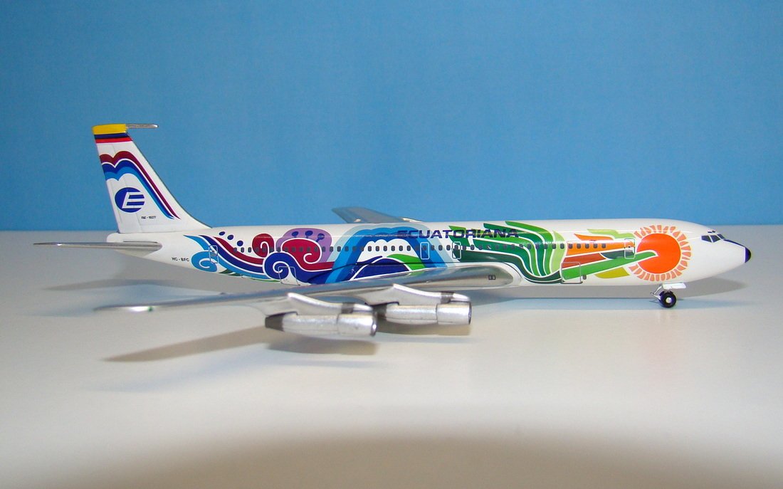 Ecuatoriana Boeing 707-321B HC-BFC Aeroclassics 1:400 Scale Model Airliner