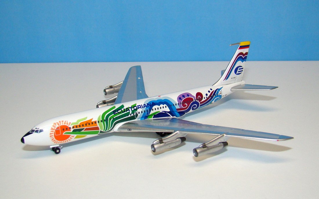 Ecuatoriana Boeing 707-321B HC-BFC Aeroclassics 1:400 Scale Model Airliner