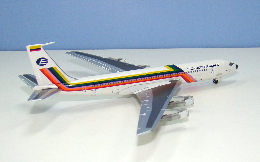 Ecuatoriana Boeing 707-321 HC-BHY Aeroclassics 1:400 Scale Model Airliner