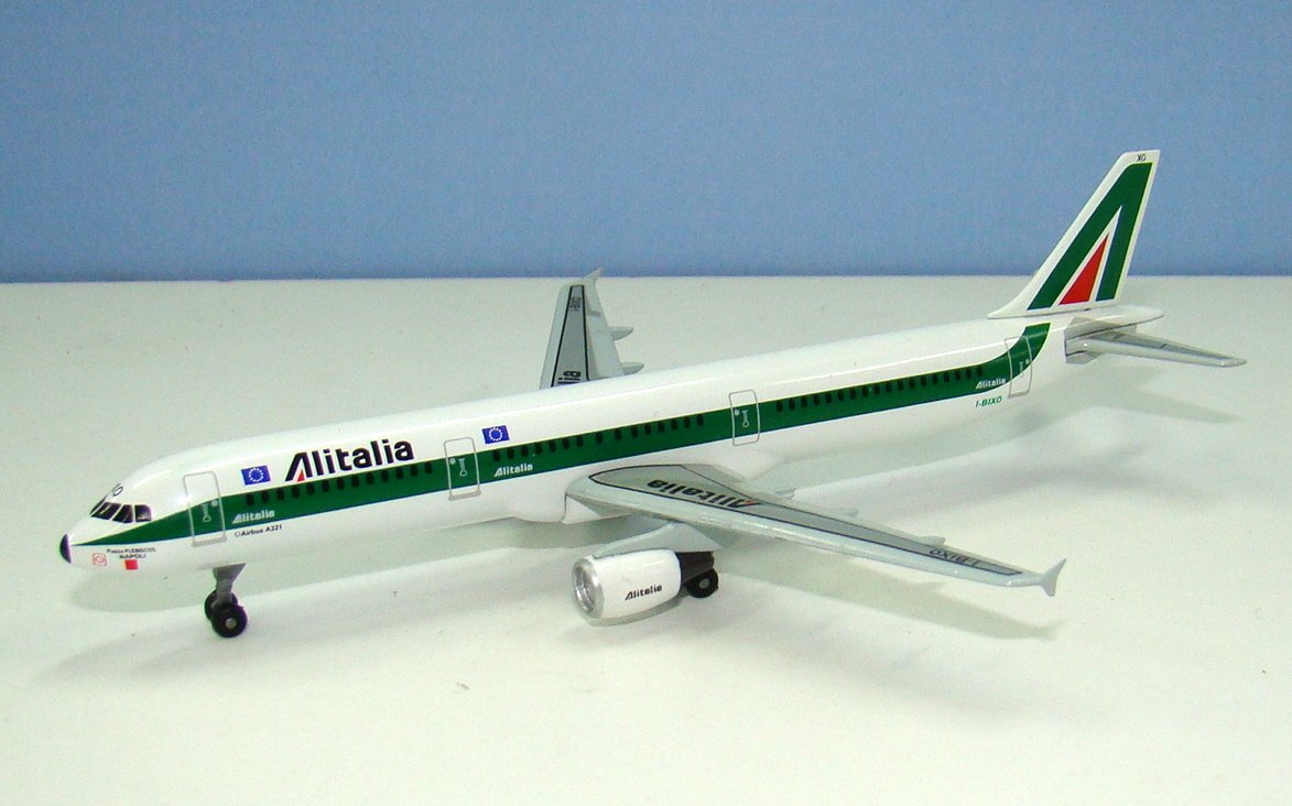 Alitalia Airbus A321 I-BIXO Dragon Wings 1:400 Scale