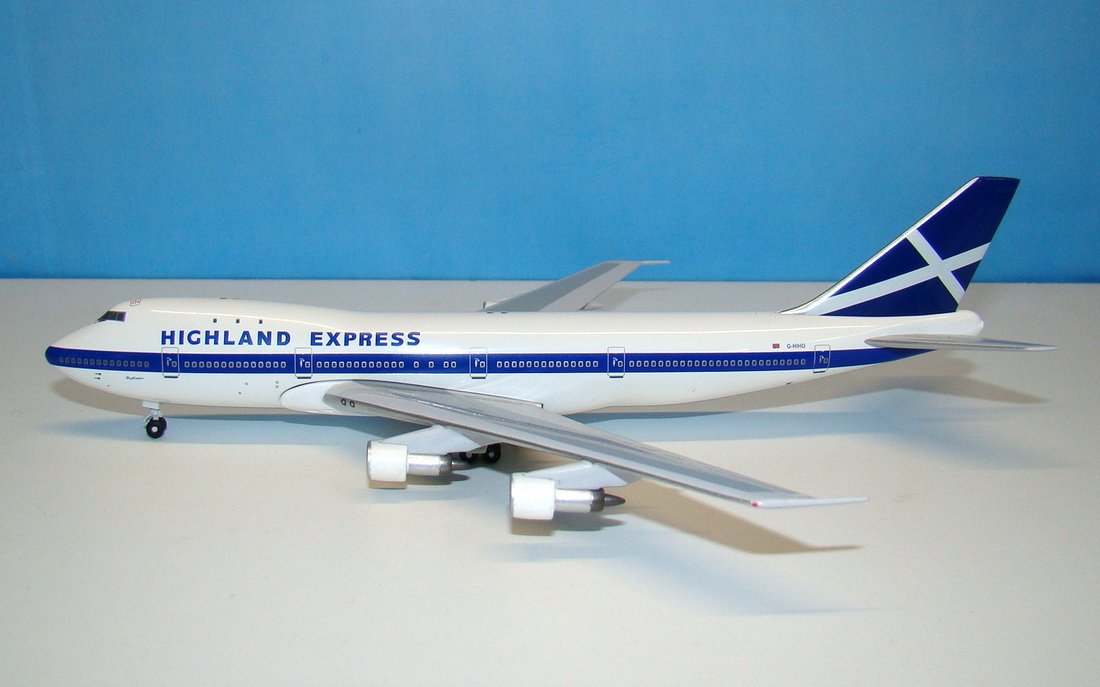 Highland Express Boeing 747-123 G-HIHO - Aeroclassics 1:400 Scale