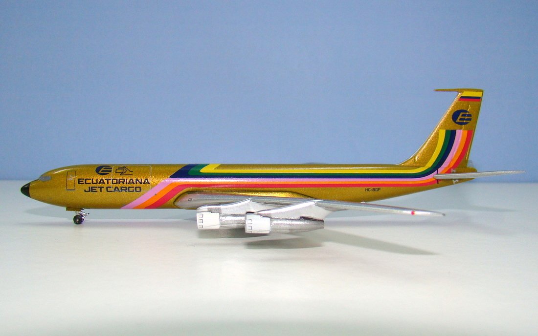 Ecuatoriana Boeing 707-321C HC-BGP Aeroclassics 1:400 Scale Model Airliner