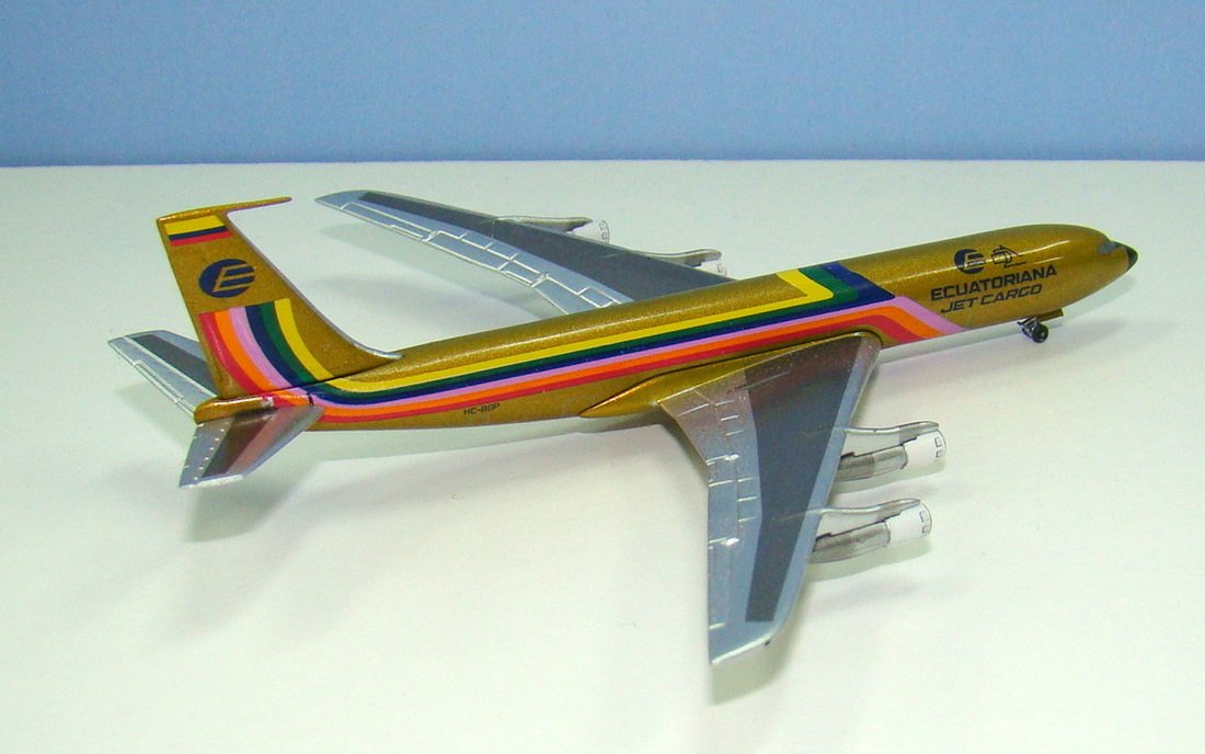 Ecuatoriana Boeing 707-321C HC-BGP Aeroclassics 1:400 Scale Model Airliner