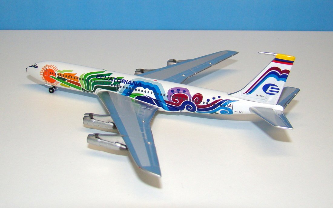 Ecuatoriana Boeing 707-321B HC-BFC Aeroclassics 1:400 Scale Model Airliner