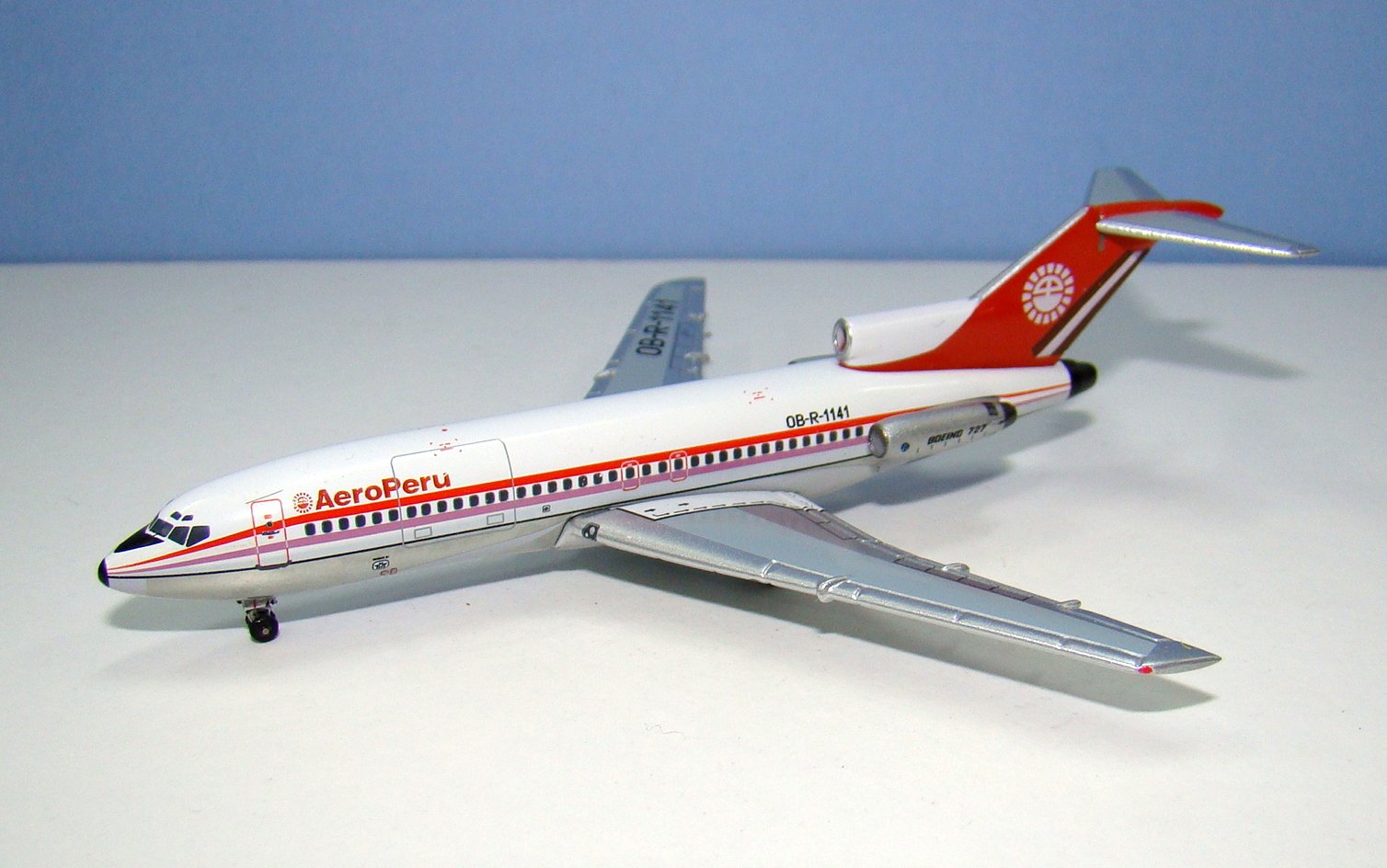 AeroPerú Boeing 727-30C OB-R-1141 Aeroclassics 1:400 Scale Model Airliner