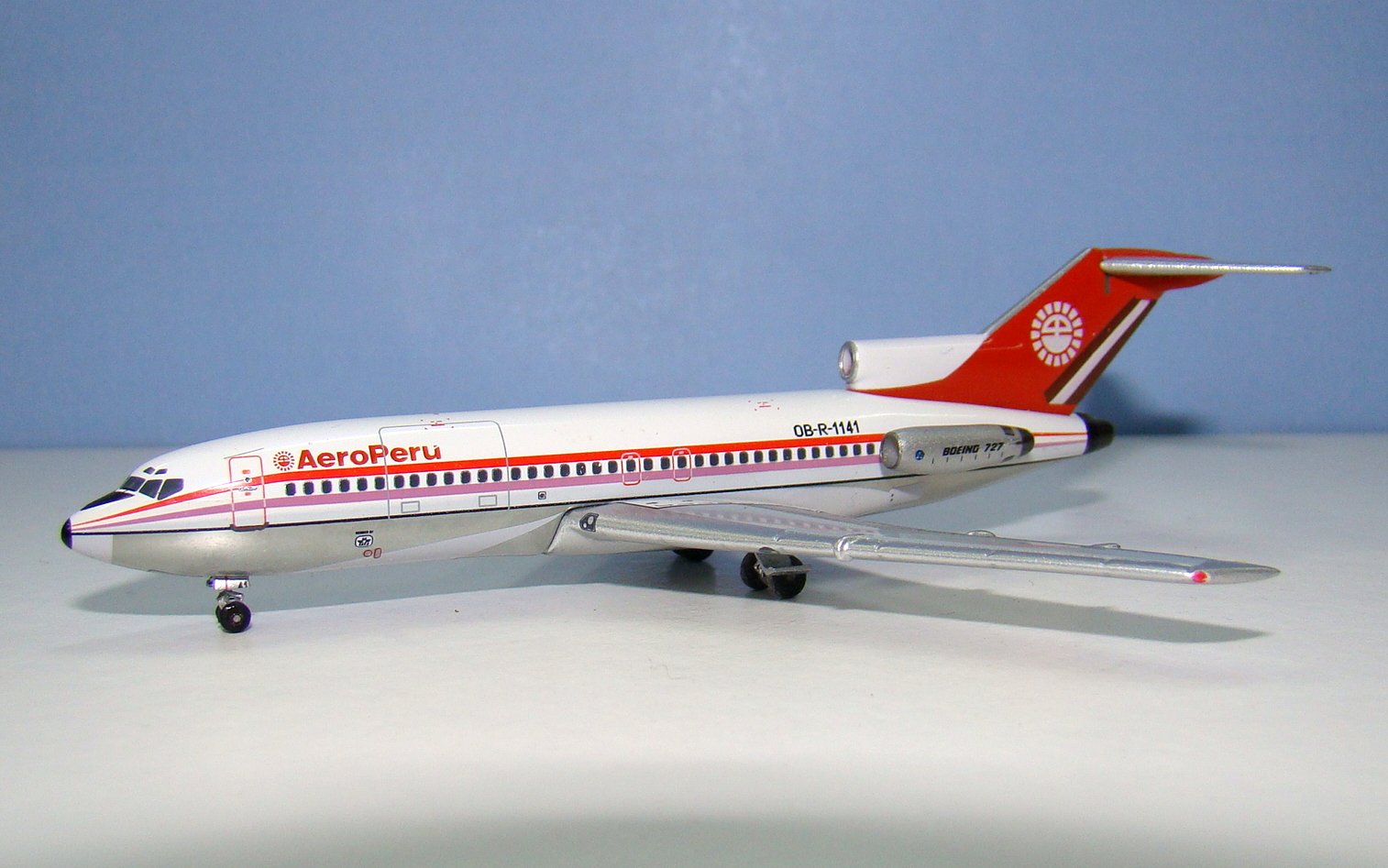 AeroPerú Boeing 727-30C OB-R-1141 Aeroclassics 1:400 Scale Model Airliner