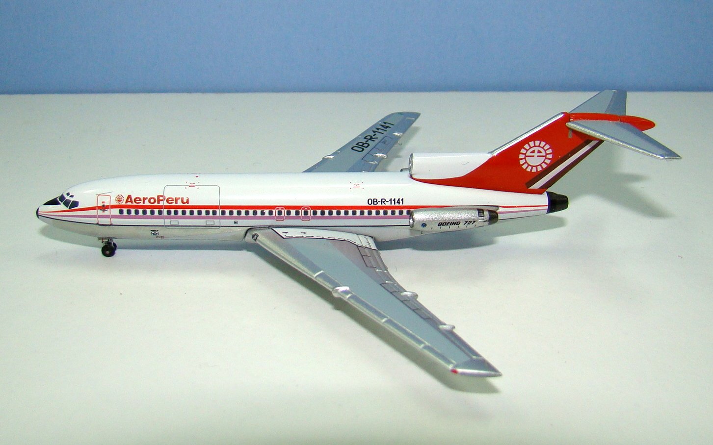 AeroPerú Boeing 727-30C OB-R-1141 Aeroclassics 1:400 Scale Model Airliner