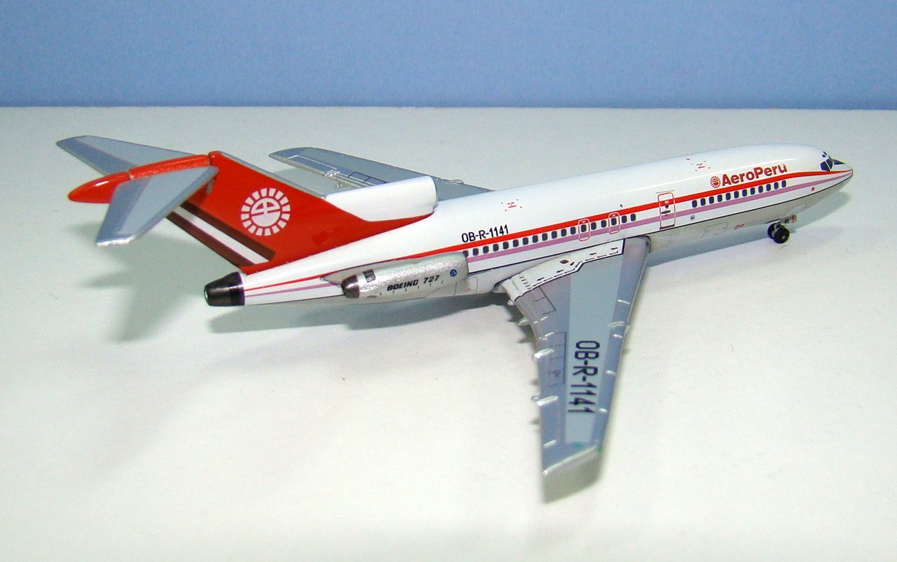 AeroPerú Boeing 727-30C OB-R-1141 Aeroclassics 1:400 Scale Model Airliner
