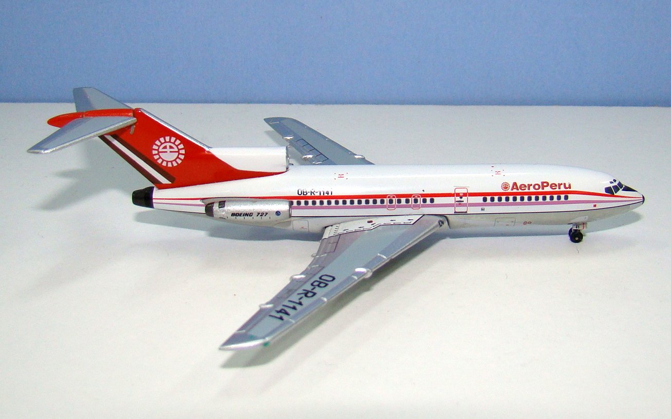 AeroPerú Boeing 727-30C OB-R-1141 Aeroclassics 1:400 Scale Model Airliner