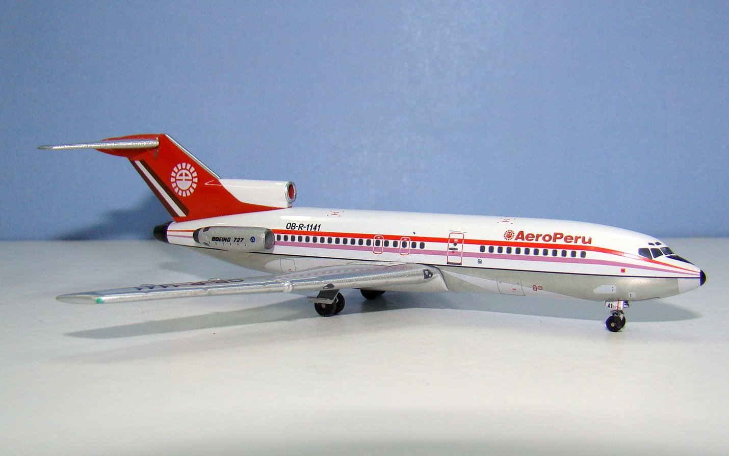 AeroPerú Boeing 727-30C OB-R-1141 Aeroclassics 1:400 Scale Model Airliner
