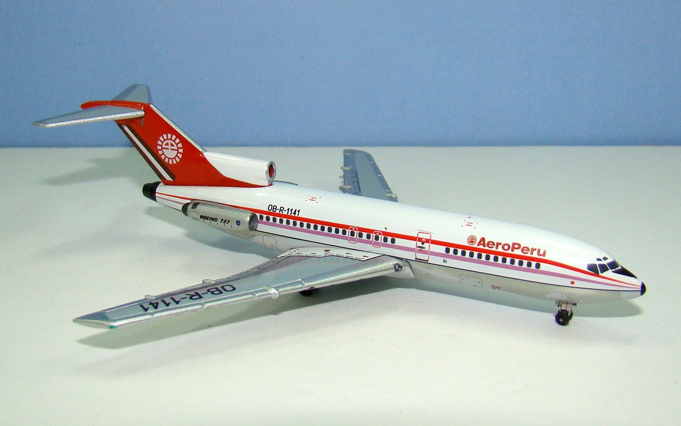 AeroPerú Boeing 727-30C OB-R-1141 Aeroclassics 1:400 Scale Model Airliner