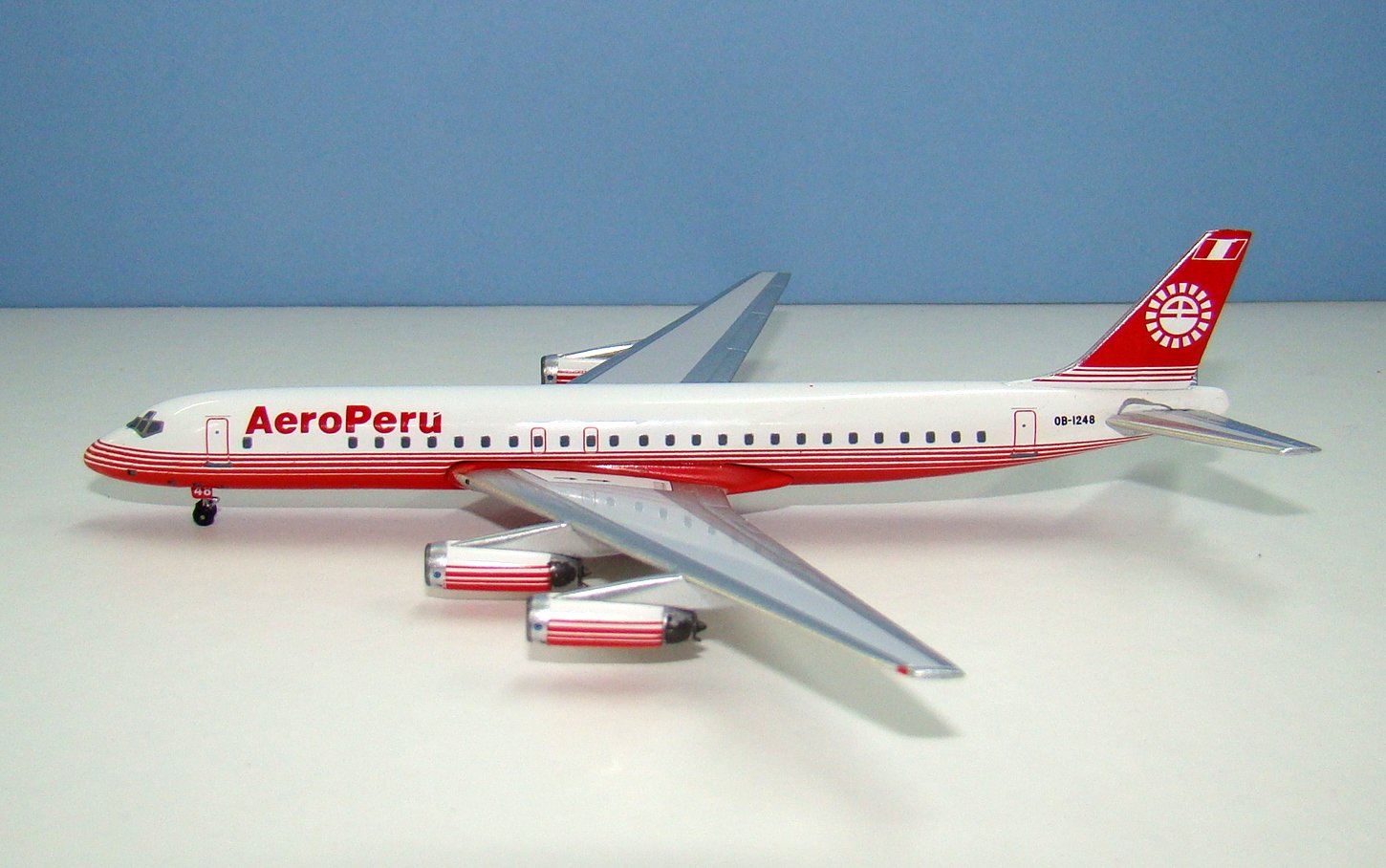 AeroPerú Douglas DC-8-62 OB-1248 Aeroclassics 1:400 Scale Model Airliner