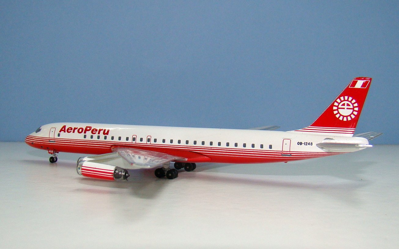 AeroPerú Douglas DC-8-62 OB-1248 Aeroclassics 1:400 Scale Model Airliner