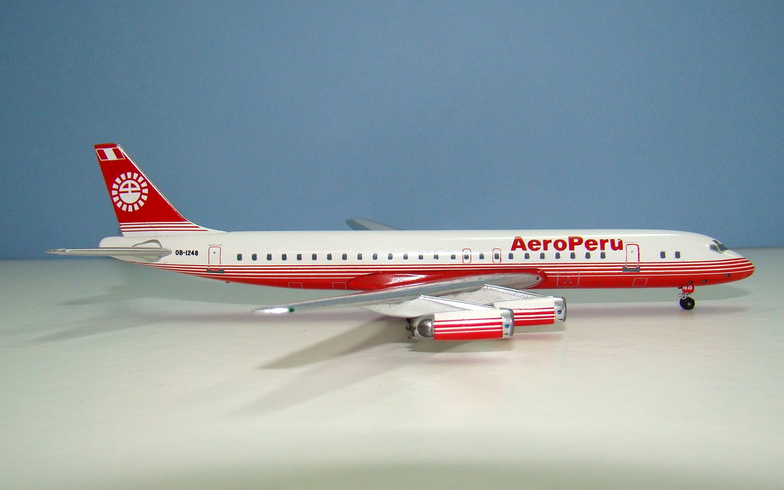 AeroPerú Douglas DC-8-62 OB-1248 Aeroclassics 1:400 Scale Model Airliner