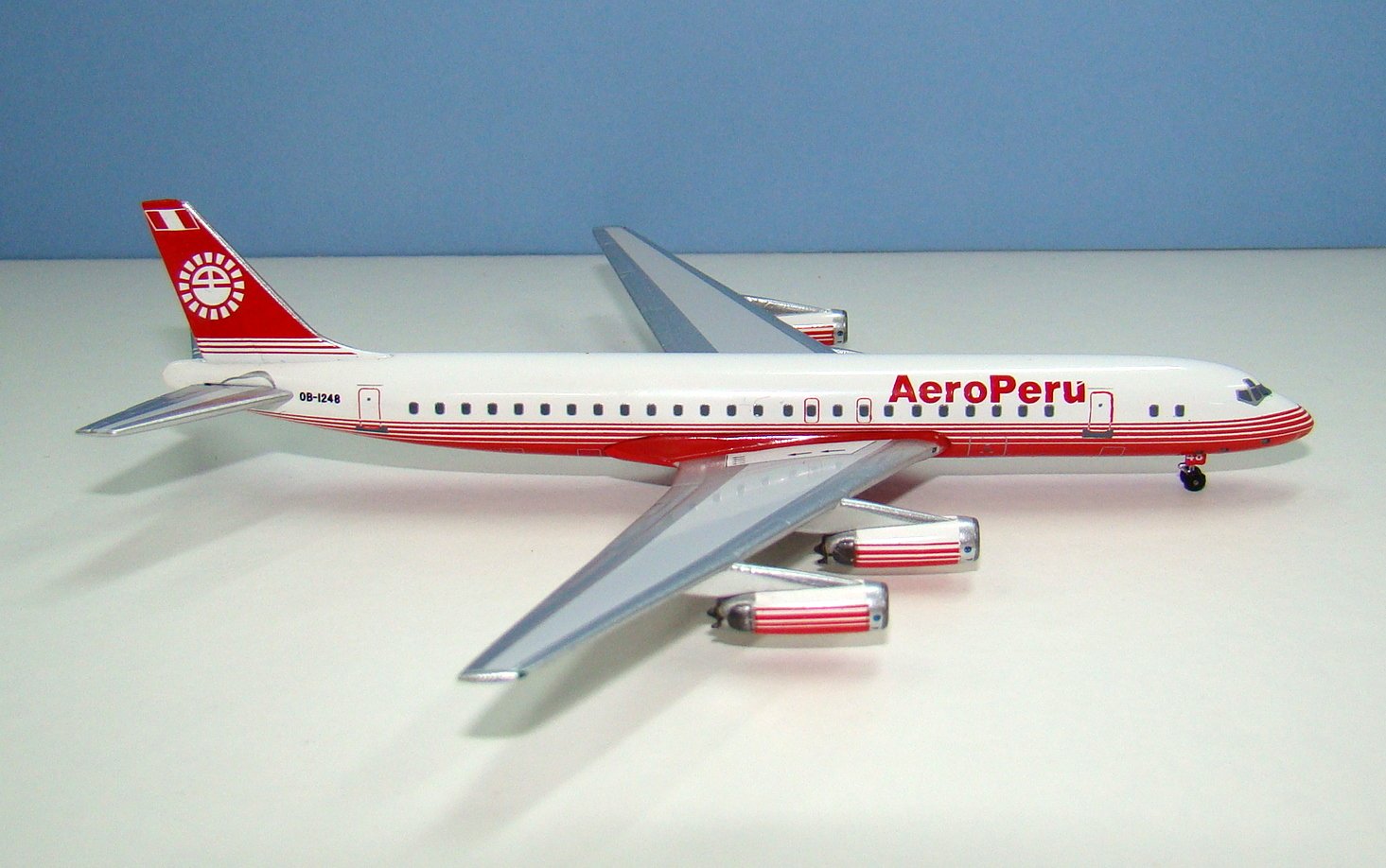 AeroPerú Douglas DC-8-62 OB-1248 Aeroclassics 1:400 Scale Model Airliner