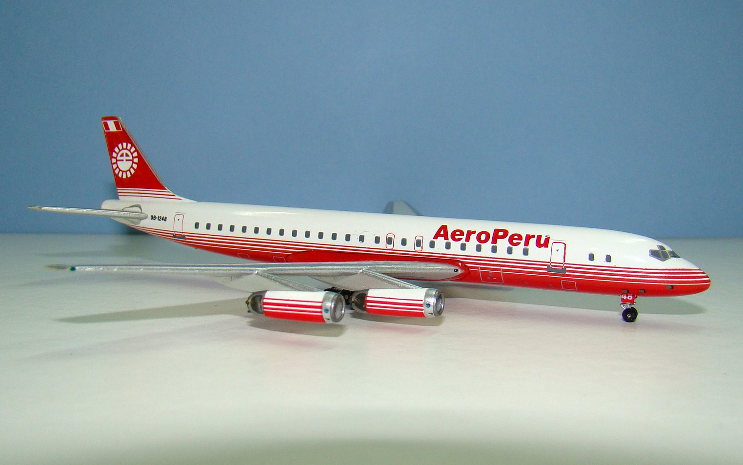 AeroPerú Douglas DC-8-62 OB-1248 Aeroclassics 1:400 Scale Model Airliner