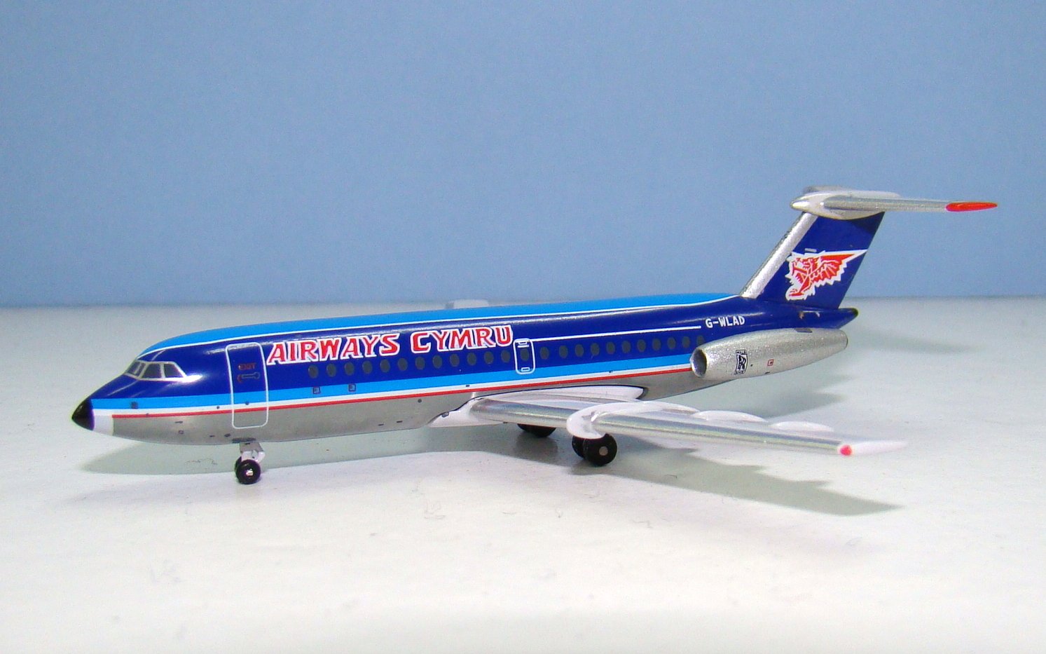 Airways International Cymru BAC One-Eleven 304AX G-WLAD Aeroclassics 1:400 Scale Model Airliner