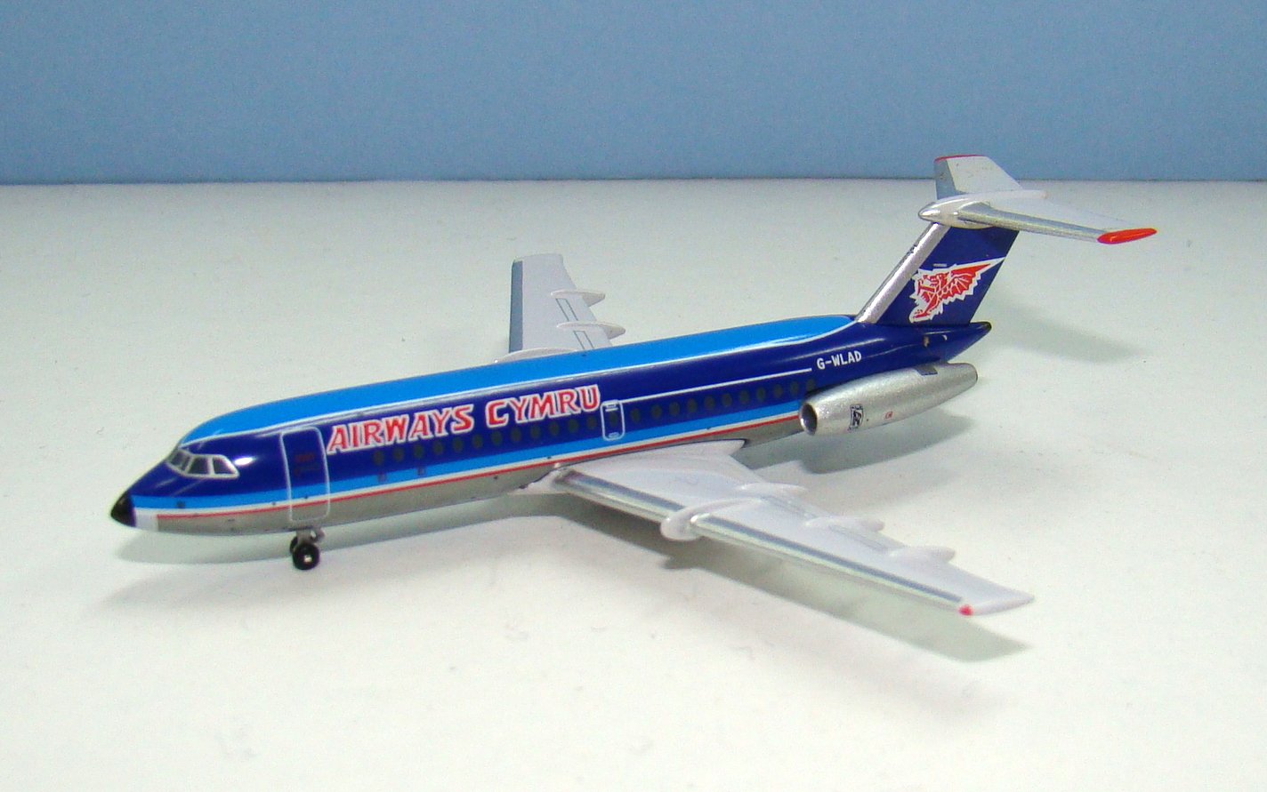 Airways International Cymru BAC One-Eleven 304AX G-WLAD Aeroclassics 1:400 Scale Model Airliner