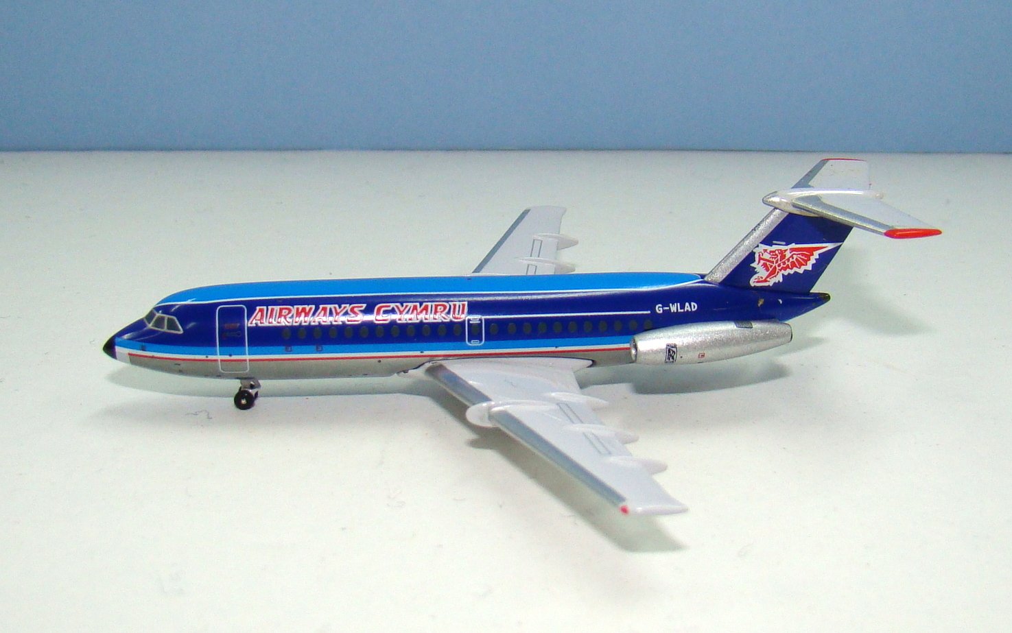 Airways International Cymru BAC One-Eleven 304AX G-WLAD Aeroclassics 1:400 Scale Model Airliner