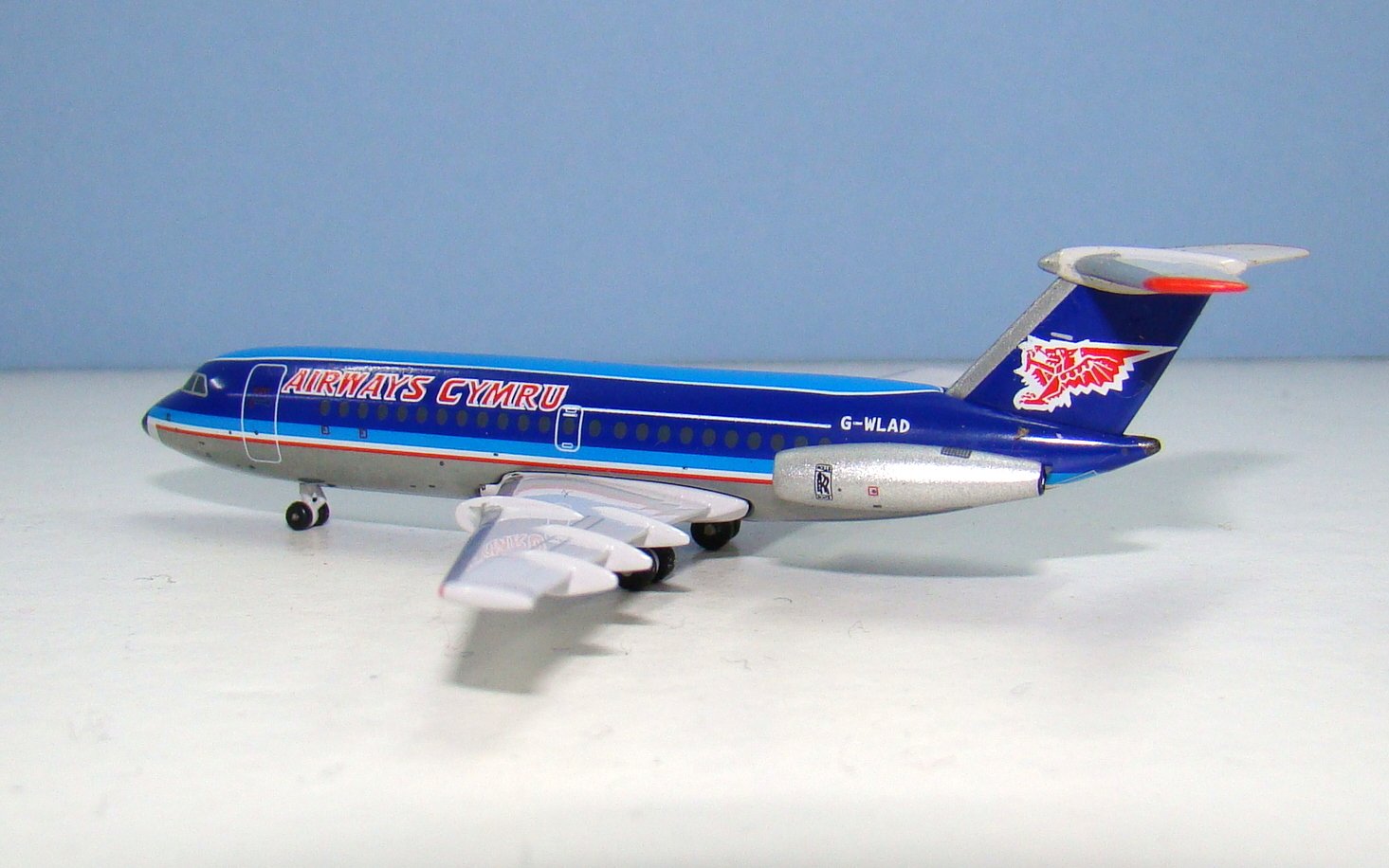 Airways International Cymru BAC One-Eleven 304AX G-WLAD Aeroclassics 1:400 Scale Model Airliner